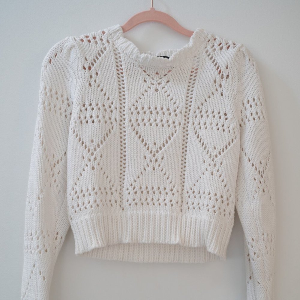 The Cara Crochet Sweater